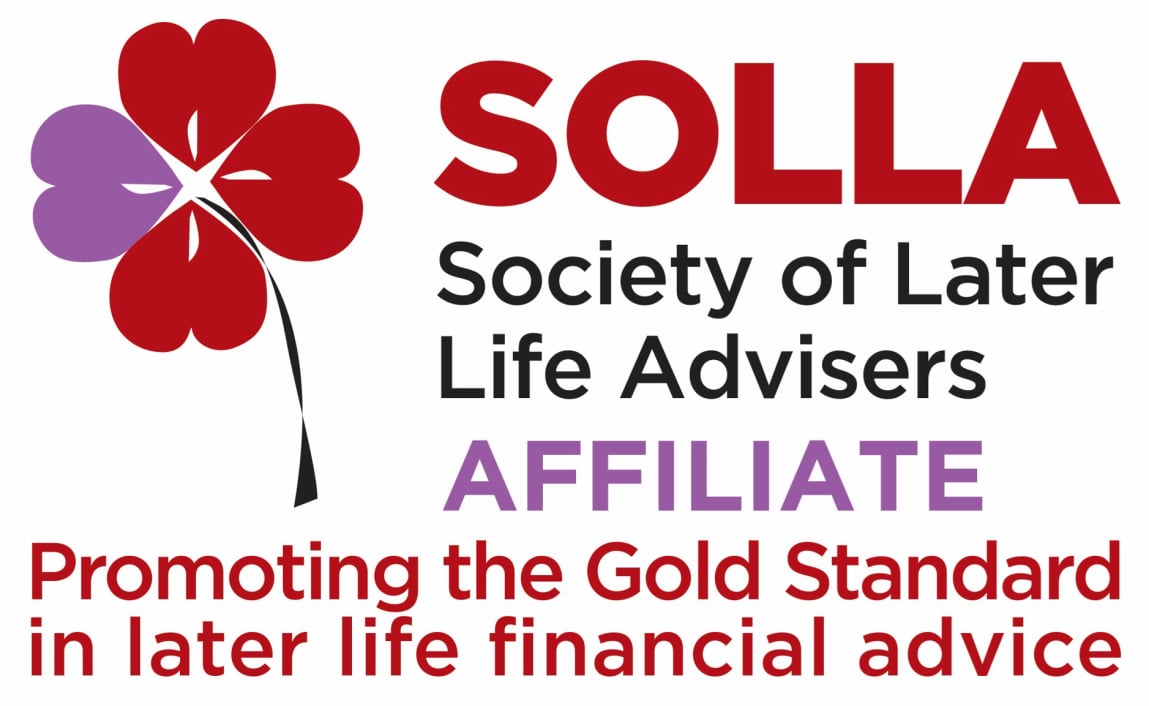 Solla - The Society of Later Life Advisers, support offered with funding care.